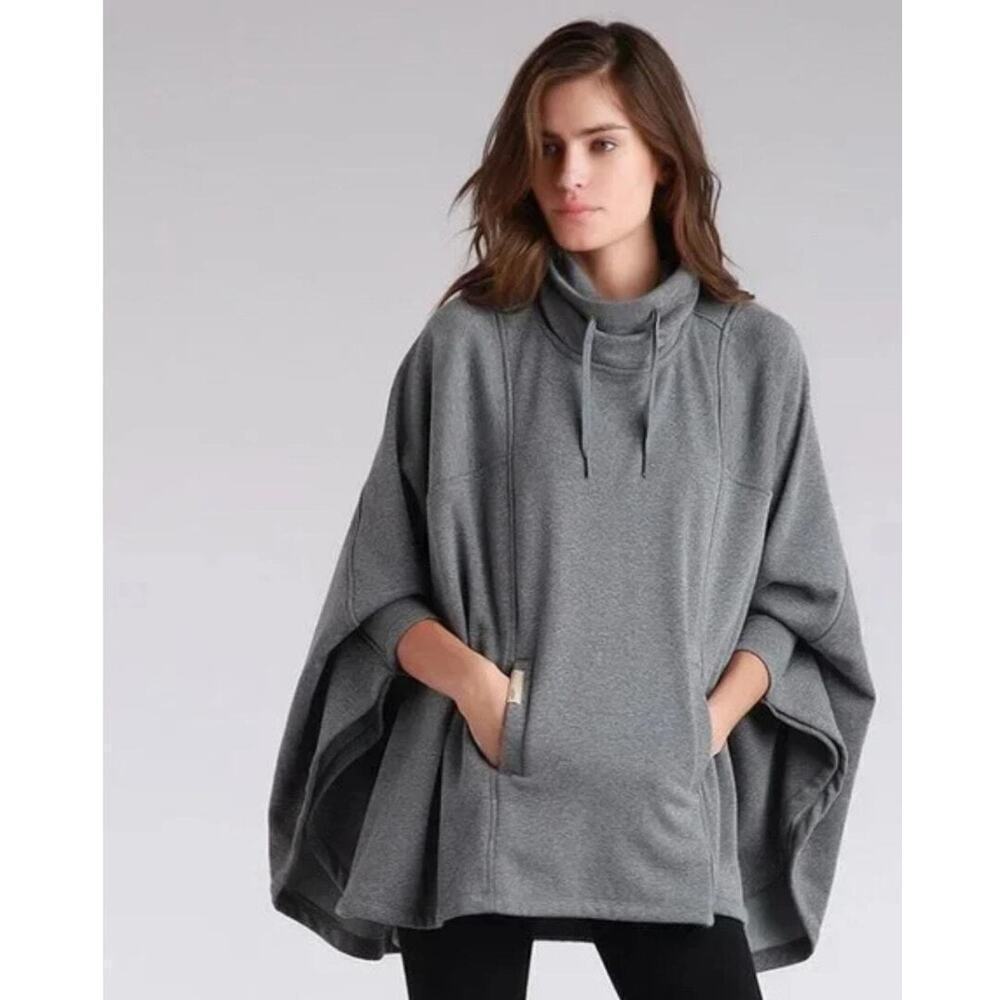 UGG Pichot Poncho Grey Lounge Cape Cozy Casual Versatile Size  Medium/Large